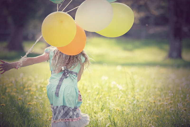 summer, focus on foreground, land, run, standing, plant, innocence, one person, hairstyle, flowers, run on, grass, adult, out, three quarter length, day