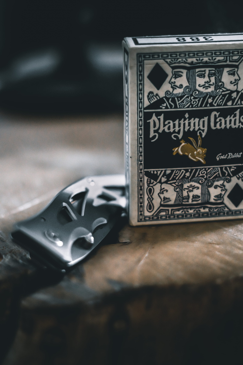 wisdom, art and craft, text, cards, pocket knife, hd, lose, win, creativity, animal representation, craft, unsplash, table, indoors, still life, poker