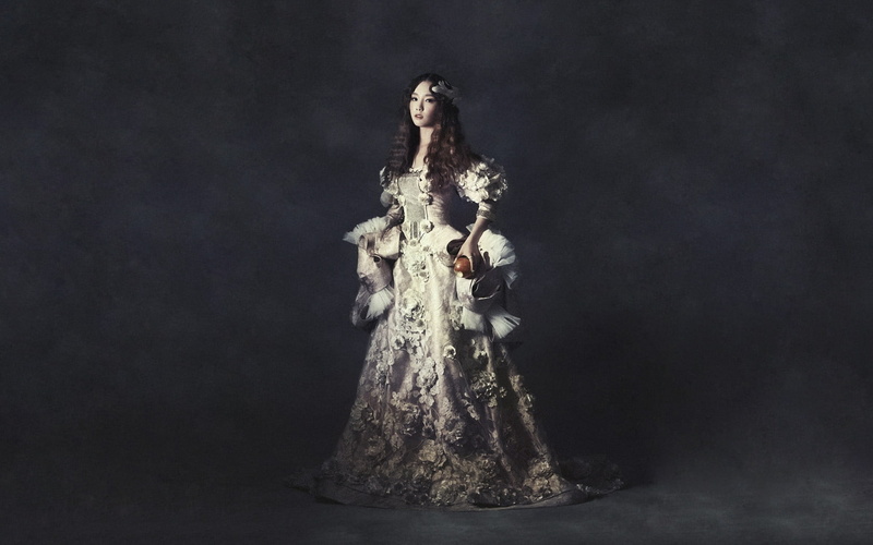 taeyeon, x, apples, 720P, snsd, women, generation, hd, art, Dress, apple, kim, technology, girls, asians