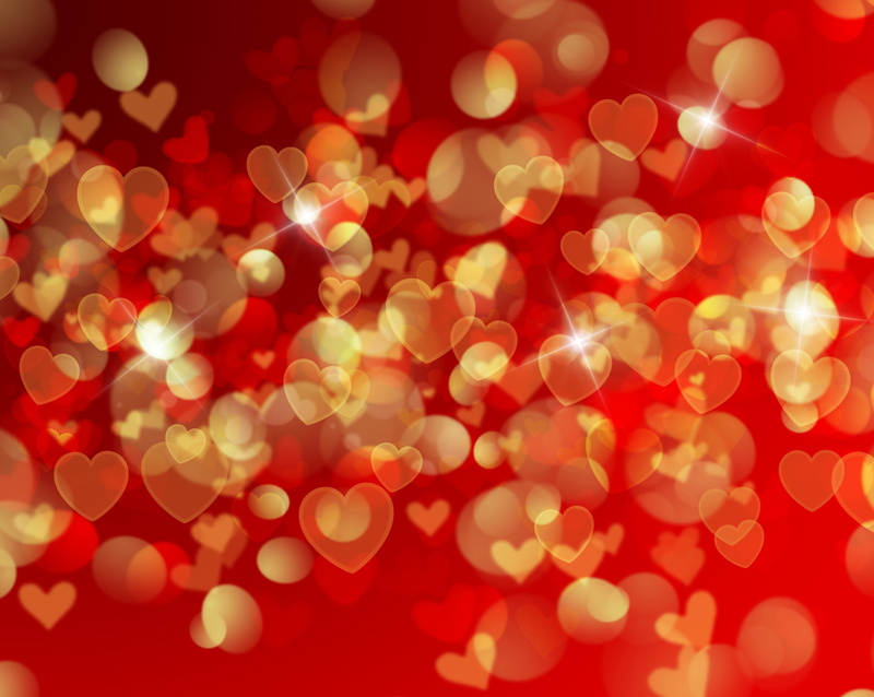 background, romantic, Valentines Day, red, bokeh, 4K, hearts, love