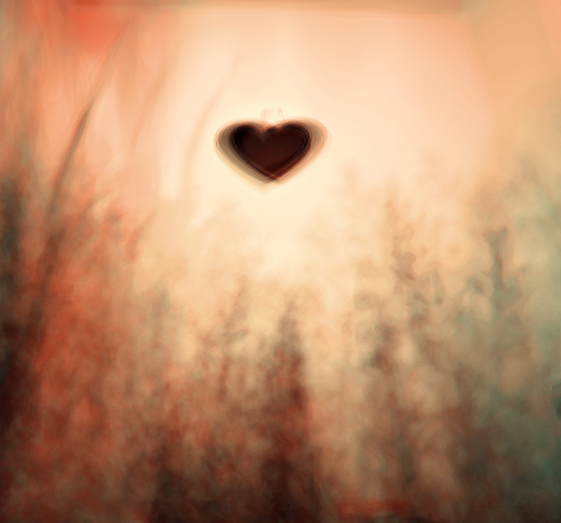 oiled effect, directly below, multilayer, motion, heart, black, mystery, colorful, blurred motion, backgrounds, day, round, selective focus, paint effect