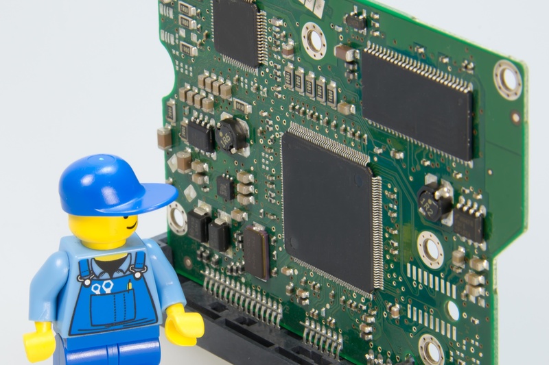 electronics industry, macro, workers, looking, connection, studio shot, photo, repair, data processing, close-up, electronics, complexity, circuits, green color