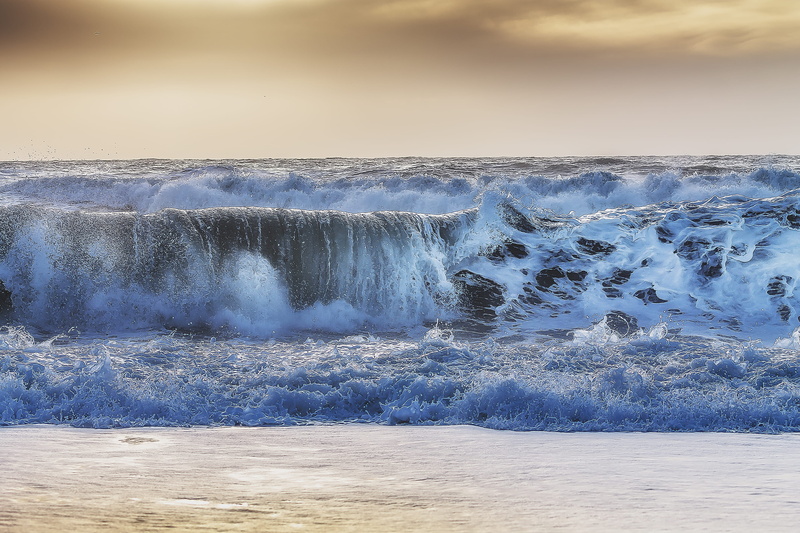 beach, sand, environment, 4K, surfing, idyllic, waves, photo, blue, flowing water, power in nature, clouds, splashing, power, outdoors, sea, ocean, long exposure