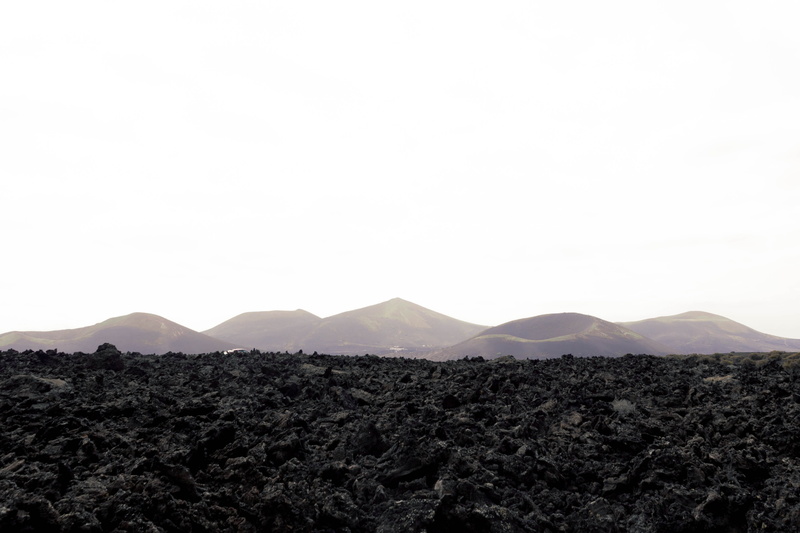 desolate, no people, volcanic, mountain range, pass, lifeless, sky, rock, spain, white, non-urban scene, black, clear sky, minimal, idyllic, daytime, barren
