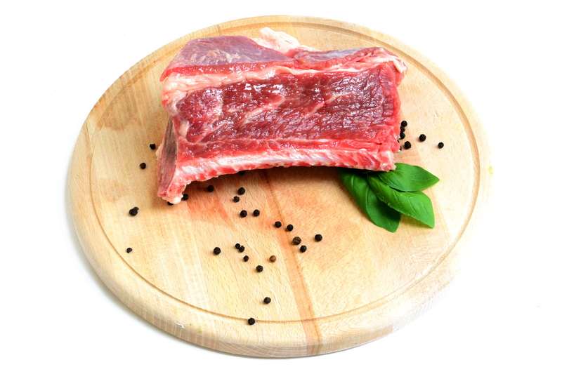 no people, steak, cut, cooking, brown, beef, meat, 5K, cutlet, loin, board, wellbeing, food, rib, neck, raw food, white, white background, raw, slice