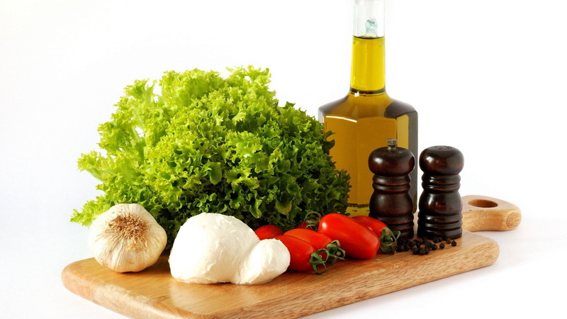 oil, organic, wooden, red, leaf, freshness, cut out, olive Oil, salad, herb, indoors, 1080P, backgrounds, meal, brown, board, cheese, nature, seasoning