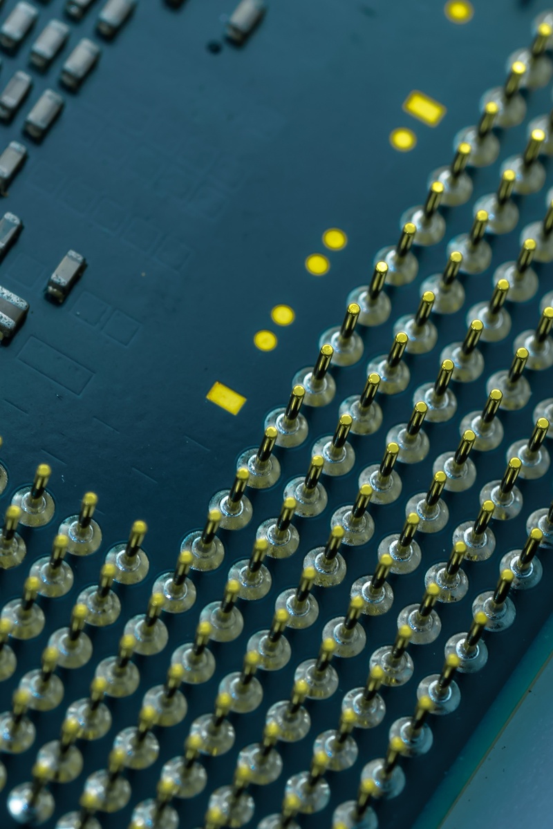 macro, slot, component, text, green color, high angle view, electrical engineering, equipment, technology, data, calculator, software, trace, control center