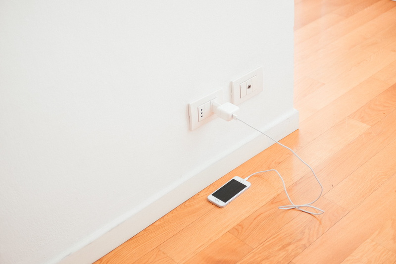 wired, other, house, diy, objects, cable, domestic Room, apartment, iPhone, control, parquet Floor, white, high angle view, electric plug, network connection plug