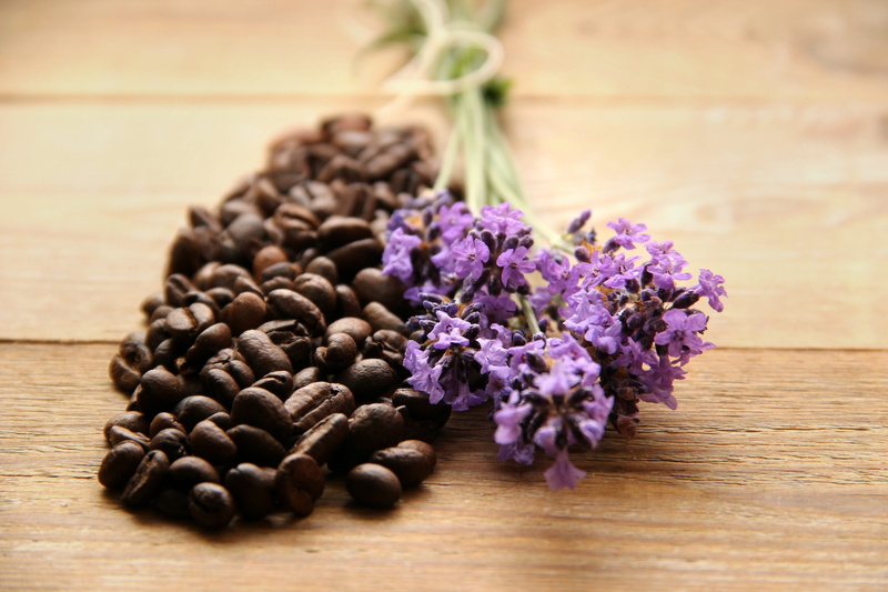 lavender, herb, flower, food, freshness, beauty in nature, flower head, table, wood, roasted, selective focus, brown, background, no people, still life
