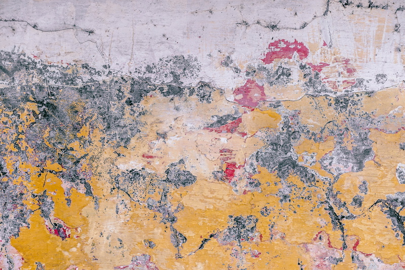 surface, old-fashioned, no People, textured, backgrounds, shabby, yellow, grunge, red, surface Level, rough, wall - Building Feature, construction Industry