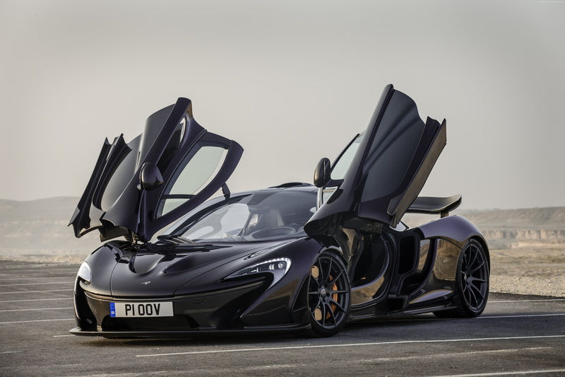 hypercar, black., sedan, McLaren P1 GTR, 5K