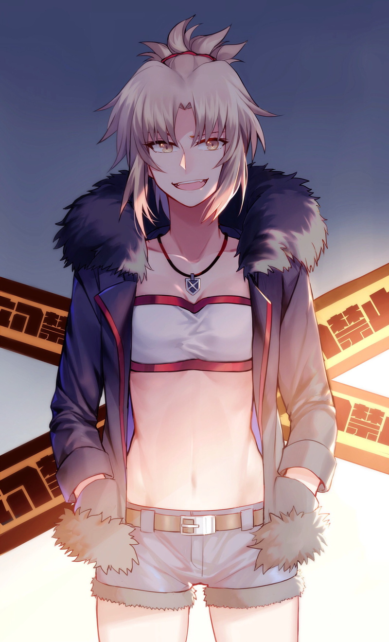 Artoria Pendragon, architecture, women, standing, portrait, mask, human body part, human face, body part, outdoors, adult, one person, blonde, anime girls