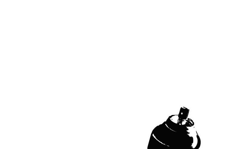 high angle view, black color, bottle, single object, technology, copy space, still life, white, refreshment, cut out, container, close-up, 720P, spray can