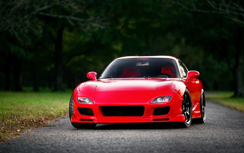 Front, Supercar, 1080P, Red, Mazda, rx, View, fd
