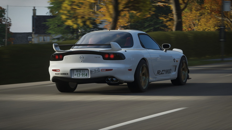Japan, Mazda RX-7 FD, movement, night runner, road, midnight, Mazda RX-7, JDM, Amemiya, sunrise, car, 1080P