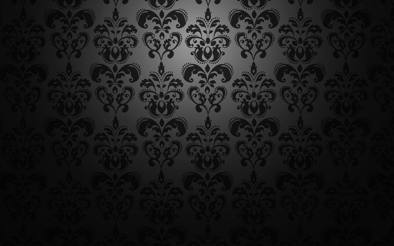 floral pattern, dark, ornate, repetition, backgrounds, white, creativity, textile, 1080P, black, art and craft, indoors, wall - building feature, vignette
