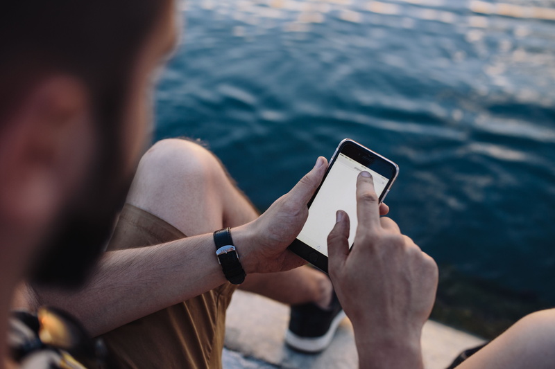 connection, vacation, summer, sea, phone, evening, s, touch screen, technology, male, one person, outdoor, vacations, smart Phone, device, men, tech, mobile