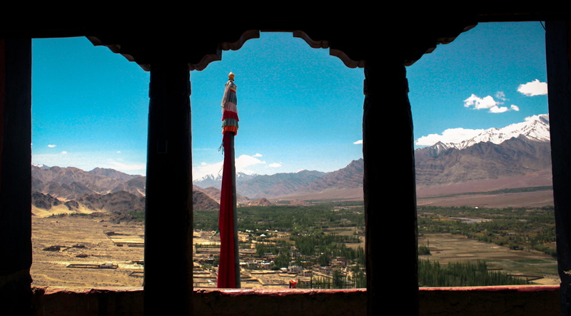 tranquility, landscape, india, rocket, framing, building, outdoors, housing, land, tranquil scene, leh ladakh, nature, remote, day, vehicle, mountain range