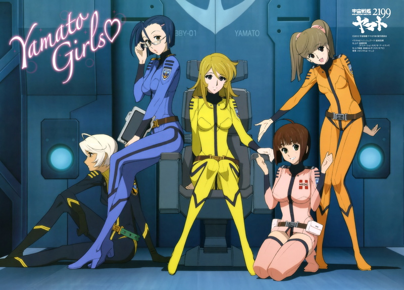 Space Battleship Yamato 2199, Mori Yuki, 4K, anime girls