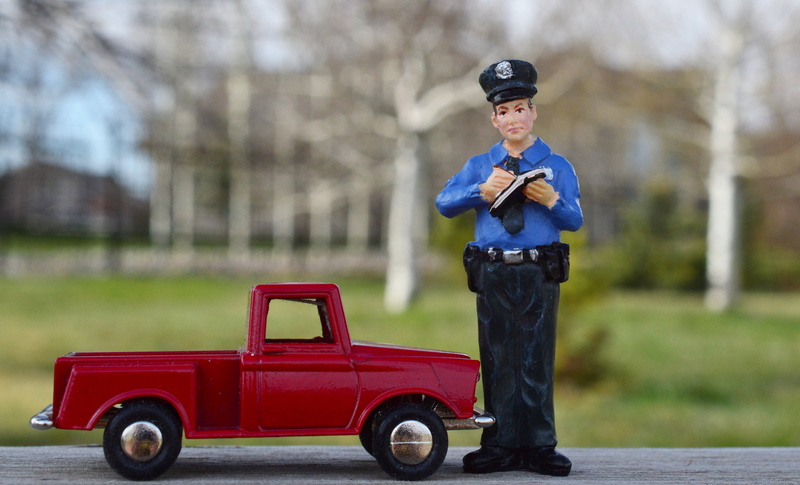 people, ticket, truck, car, men, mode of transportation, 4K, focus on foreground, safety, clothing, looking at camera, policeman, motor vehicle, day, males