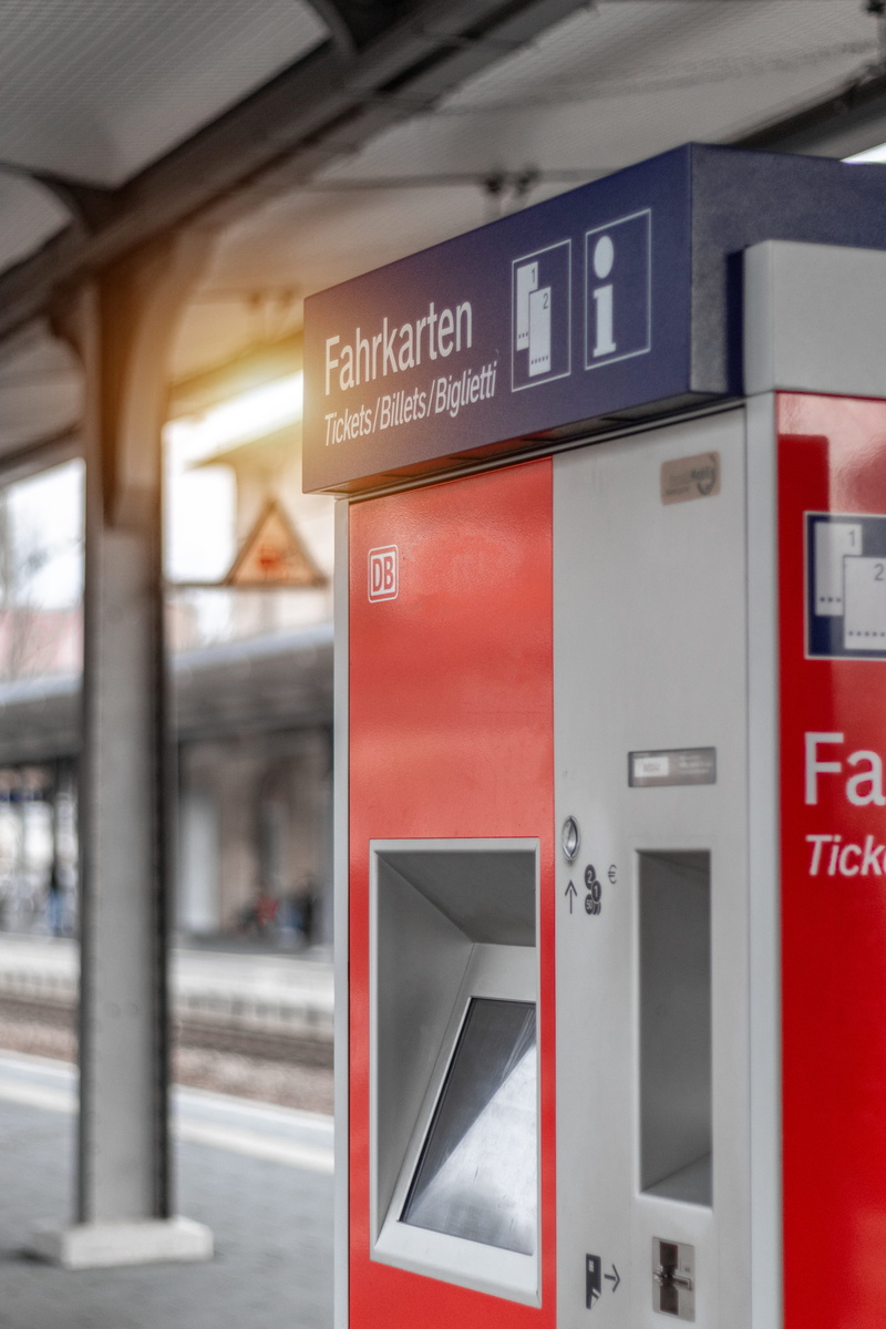machine, number, ticket, traveler, built structure, tour, information, guidance, architecture, indoors, no people, track, red, text, sign, journey, touring