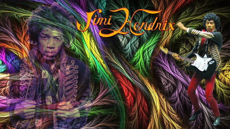 fun, festival, 720P, green color, togetherness, full frame, close-up, indoors, arts culture and entertainment, Jimi Hendrix, hairstyle, long exposure