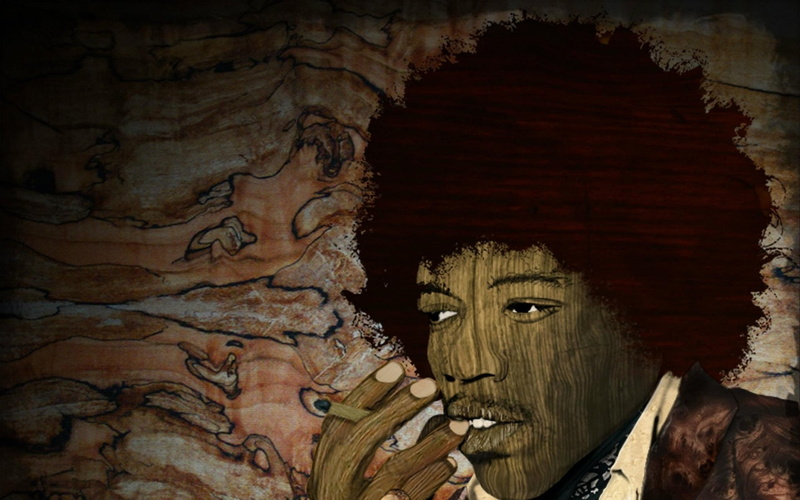 smoking, males, singers, manipulation, people, abstract, digital, hard, jimi, cigarettes, 1080P, classic, rock, men, hendrix, guitars, pop, art