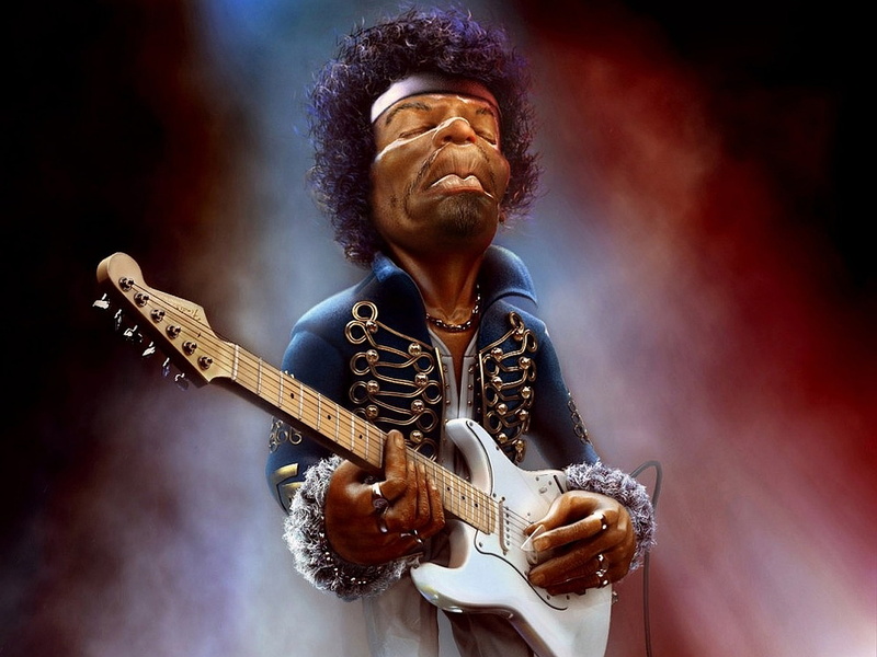 Singers, Jimi Hendrix, 1080P