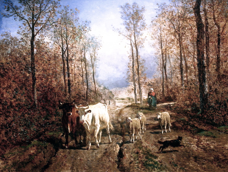 picture, Constant Troyon, 2K, Troyon Constant, Return of the Herd