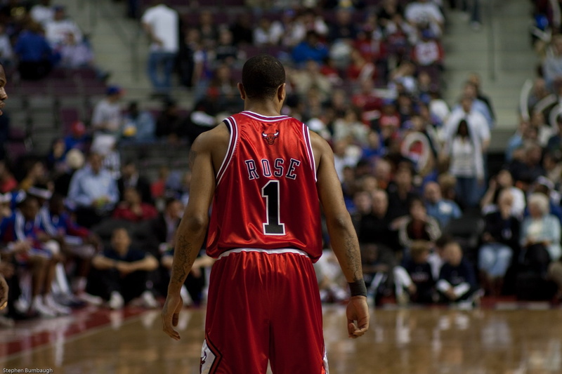 basketball, NBA, rose, sports, derrick, art, x, bulls, hd, 1080P, chicago