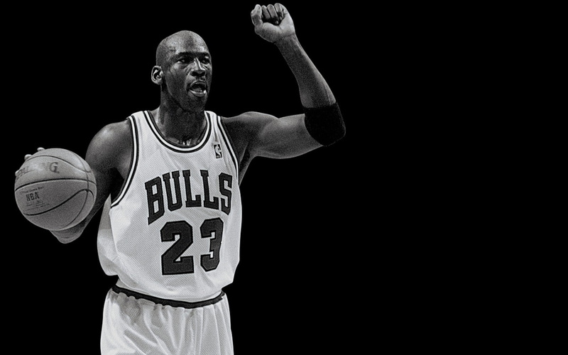 black, hd, nba, grayscale, jordan, chicago, x, background, sports, 720P, bulls, michael, art, basketball