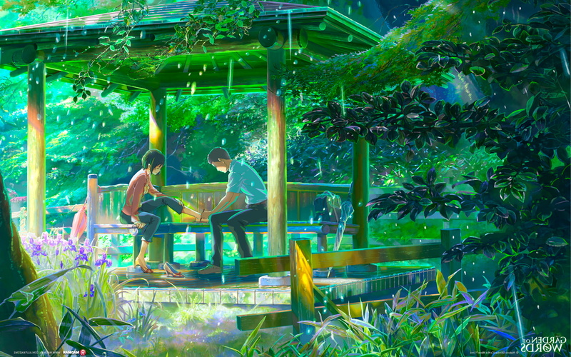 Makoto Shinkai, The Garden Of Words, rain, 720P