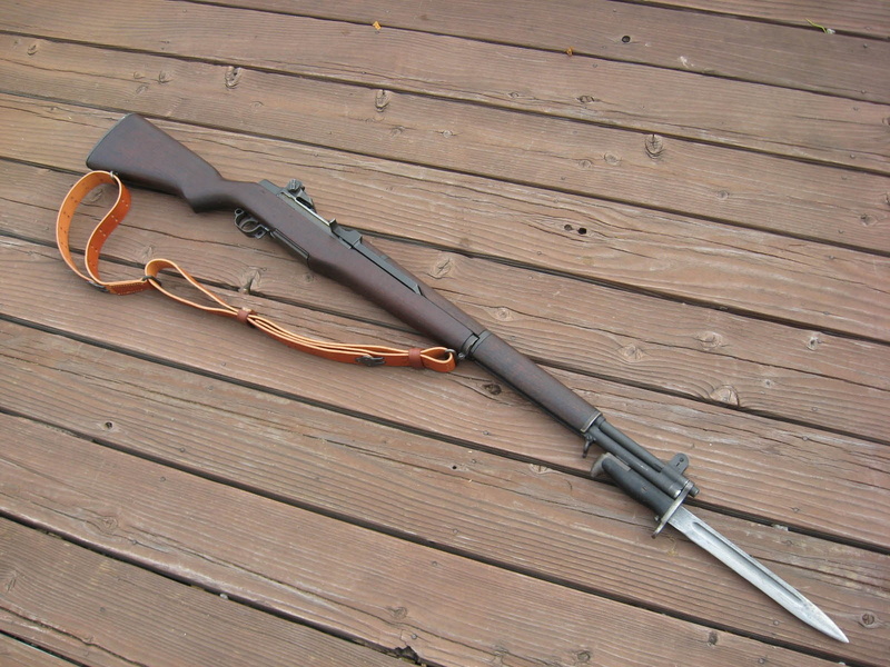 equipment, pattern, backgrounds, material, day, 720P, weapon, M1 Garand, the past, gun, brown, table, still life, old, wood - material, bayonet, high angle view