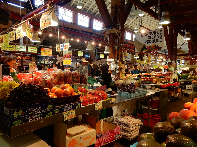 diversity, market stall, illuminated, healthy eating, choice, fresh fruits, granville, island, food, large group of objects, false creek, freshness, no people