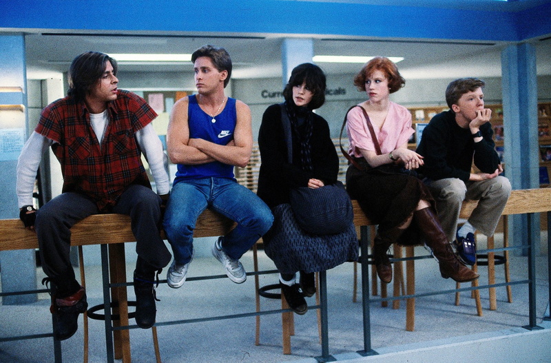 Movie, Claire Standish, Judd Nelson, The Breakfast Club, John Bender, Emilio Estevez, Andrew Clarke, Brian Ralph Johnson, Allison Reynolds, Molly Ringwald
