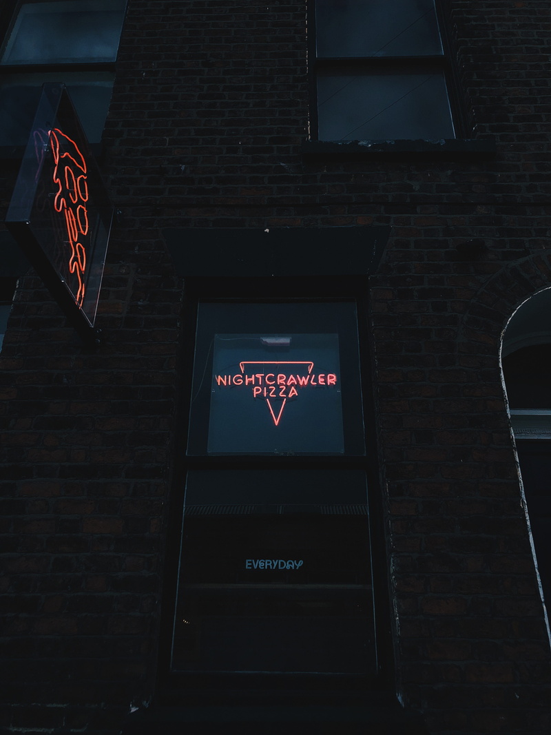 built structure, information, 34a slater st, architecture, nature, wall, information sign, bar, dark, building exterior, text, illuminated, facade, brick wall
