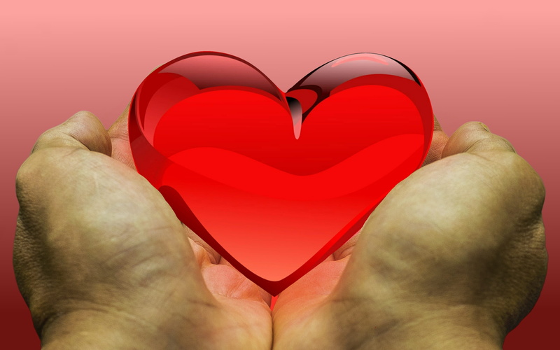 heart, close-up, valentines day - holiday, Donate, hand, crystal, 4K, holding, body part, adult, creativity, Donation, red, heart shape, human body part