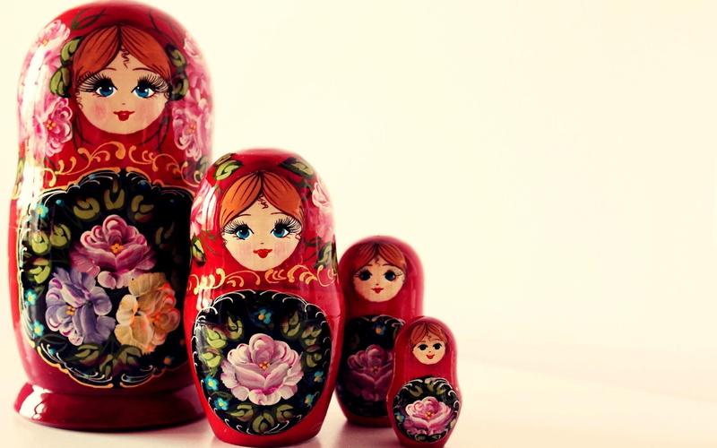 2K, matryoshka doll, 2880x1800, nesting, four, matryoshka, russian, photography, dolls
