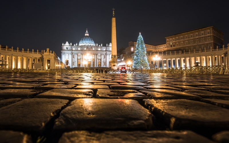 Best s, st, St. Peter, 720P, Night Lights, peter, hd, Rome, area, Italy, s