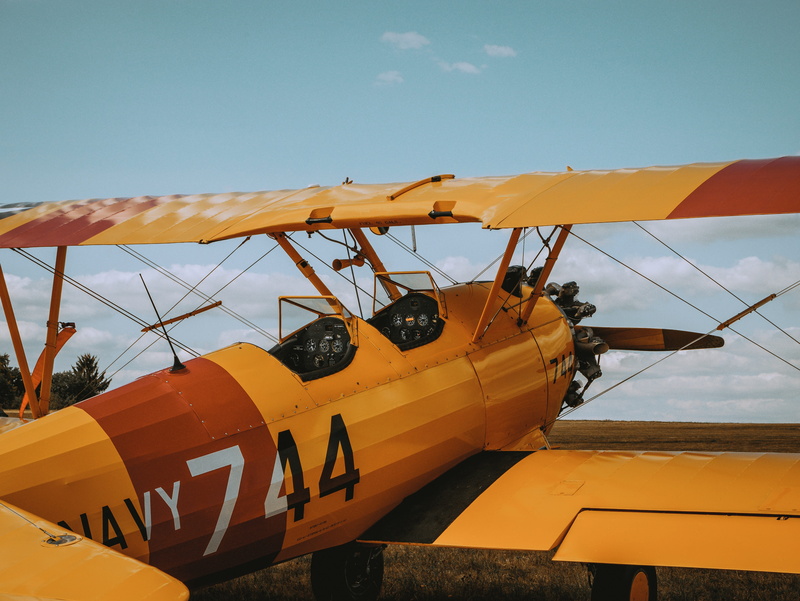 wing, beach, travel, sailboat, double decker, aircraft, aviation, clear sky, style, transportation, water, flying, no people, day, 4K, oldtimer, rope