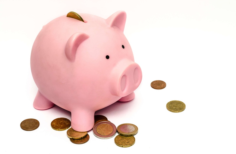 fond, investment, money, large group of objects, taxes, pink color, finance, corporate business, piggy bank, cut out, making money, gold colored, business