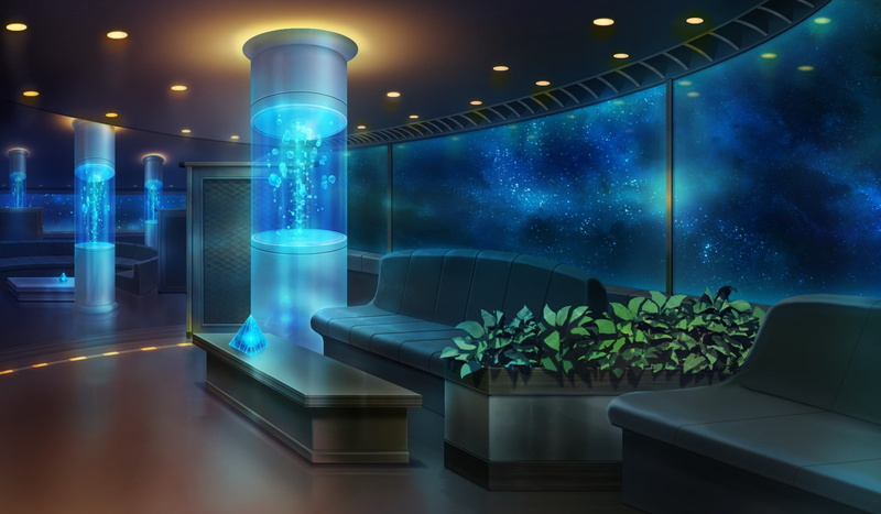reminiscence, art, room, capacity, sofa, plant, ovate, tomose shunsaku, water, green, aquariums, leaf, 1080P