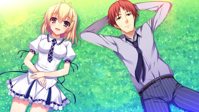 hair, reminiscence, nozomi, shunsaku, short, blonde, 2K, tomose, game