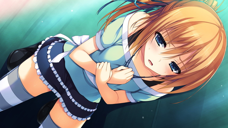 nature, pattern, Kizuna (Reminiscence), lifestyles, high angle view, hairstyle, red, reflection, multi colored, Visual Novel, day, water, indoors, Reminiscence
