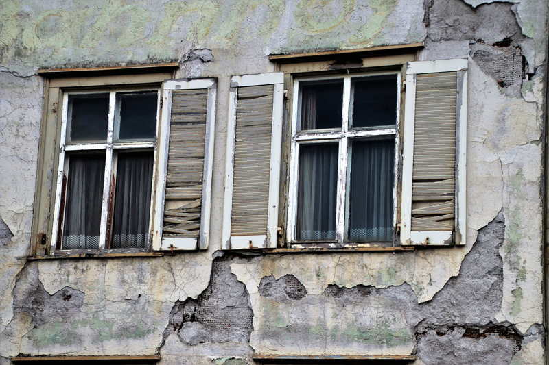 the ruins of the, built structure, okiennica, stone, closeup, old, monument, kamienica, old buildings, window frame, house, building exterior, the structure of the