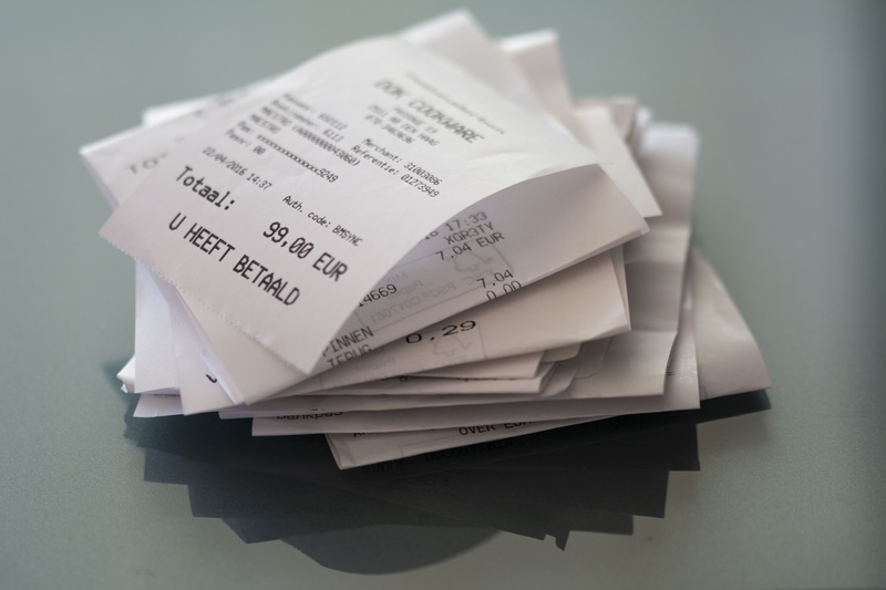 money, studio shot, no people, euro, corporate business, newspaper, stack, spend money, note, paperwork, economy, Receipt, Shopping, large group of objects