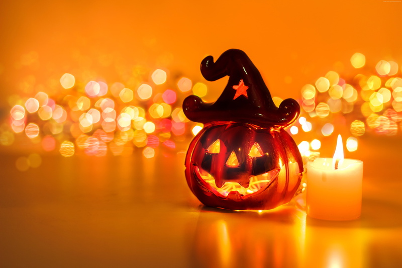 fear, holiday - event, All Saints Eve, light - natural phenomenon, yellow, lighting equipment, art and craft, orange color, decoration, close-up, Halloween