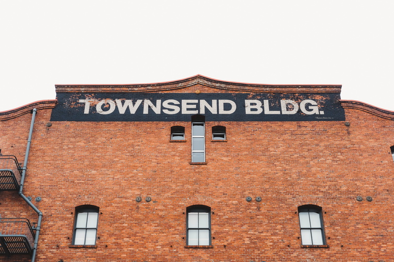 san francisco, communication, lettering, red, concrete, windows, information sign, clear sky, old, information, building exterior, vintage, 5K, sans serif