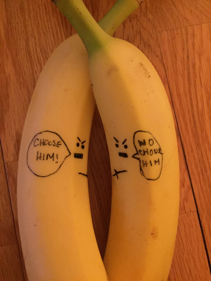 2K, ripe, dieting, close-up, message, humor, western script, table, text, number, silly, drawing, healthy eating, creativity, no people, fruit, high angle view