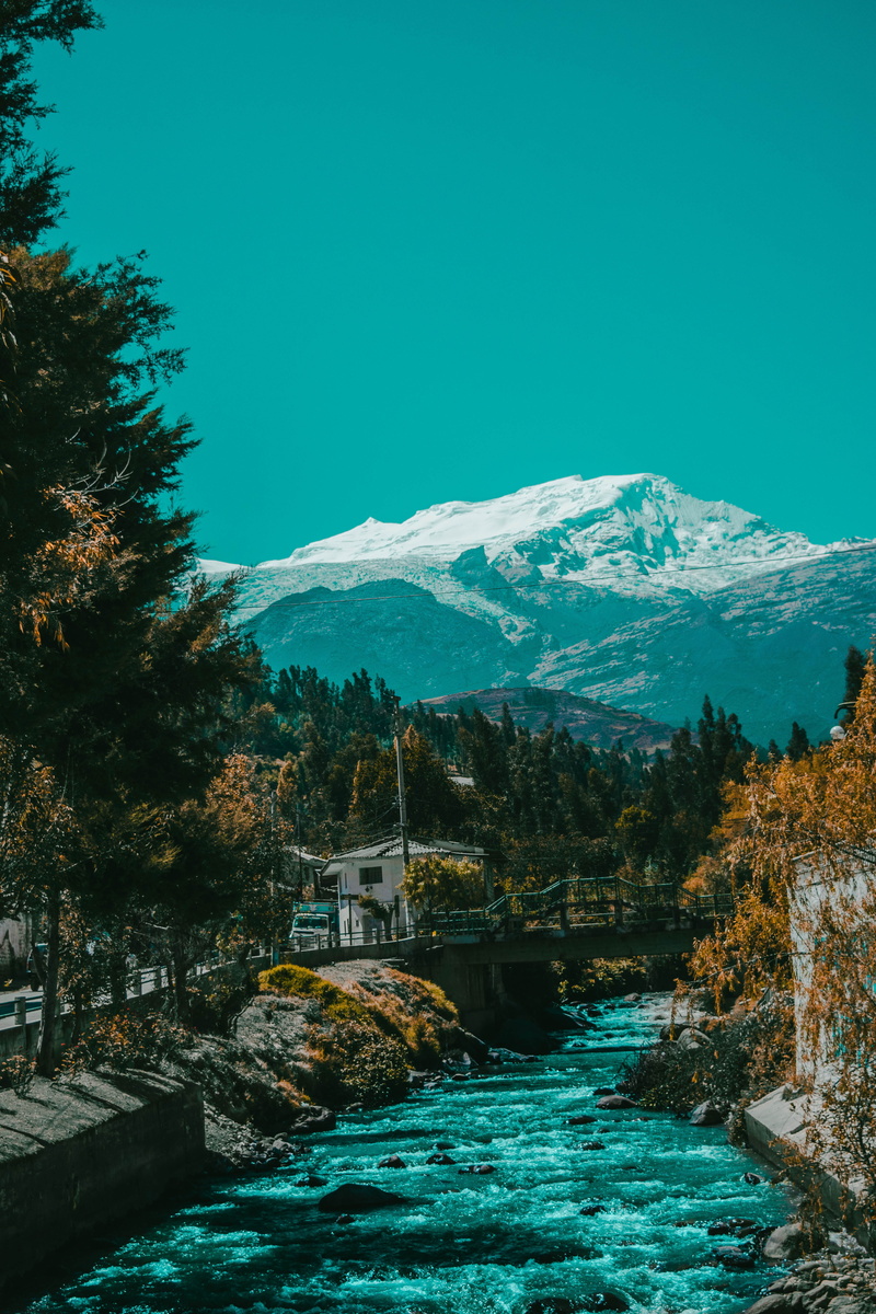 water, nevado, 5K, unsplash, tranquility, tree, people, altura, snow, cold temperature, yungay, snowcapped mountain, mountain range, landscape